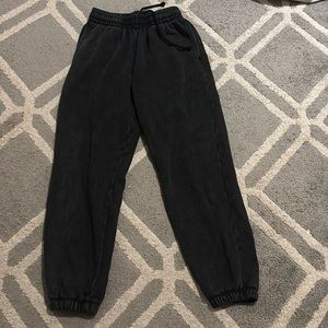 Garage, black sweatpants, size extra small